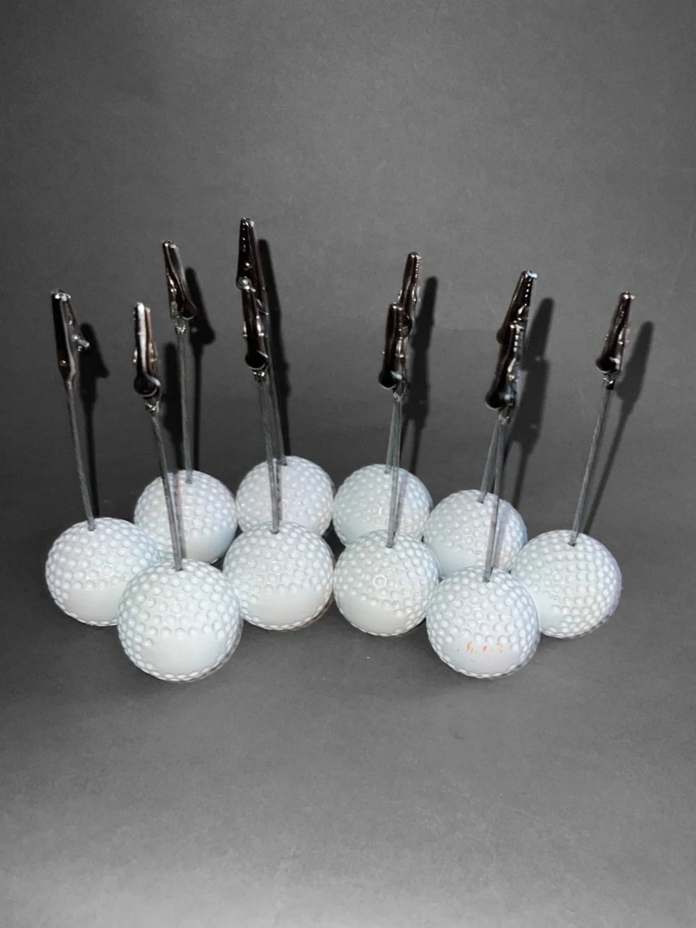 10 Golf Ball Place Card Holders